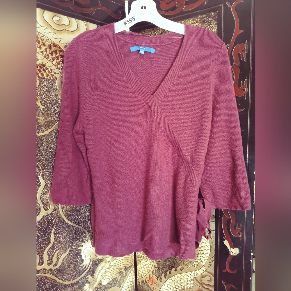 Apt. 9 Women's Burgundy Sweater